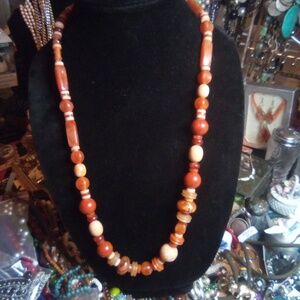 Acrylic bead necklace